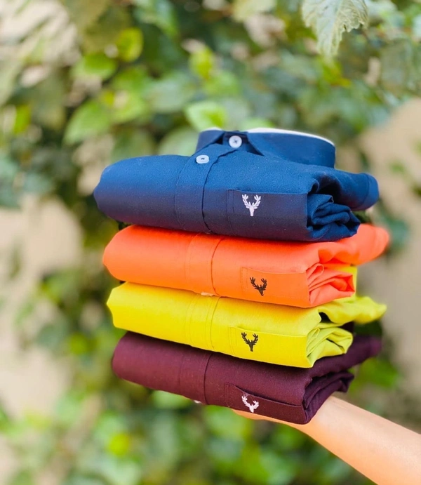 Allen Plain Shirts For Men - 4 Pc Combo Stylish & Comfortable - XL-42