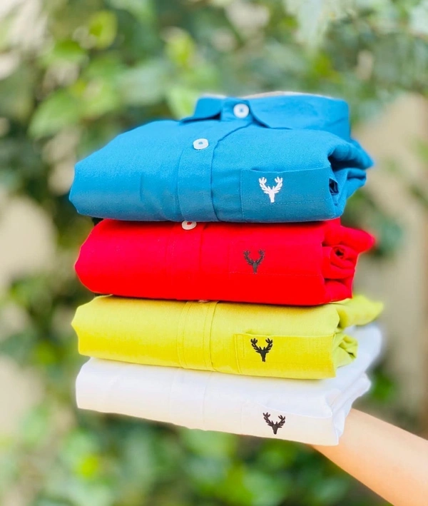 Allen Plain Shirts For Men - 4 Pc Combo Stylish & Comfortable - L-40