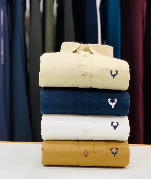 Allen Plain Shirts For Men - 4 Pc Combo Stylish & Comfortable - XL-42