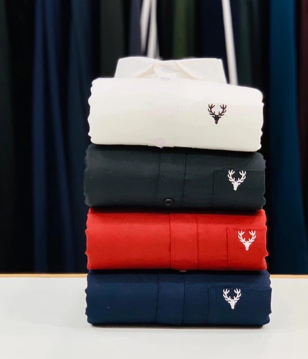 Allen Plain Shirts For Men - 4 Pc Combo Stylish & Comfortable - S-36