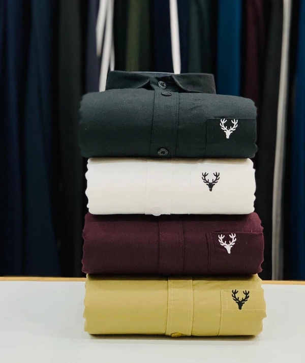 Allen Plain Shirts For Men - 4 Pc Combo Stylish & Comfortable - M-38