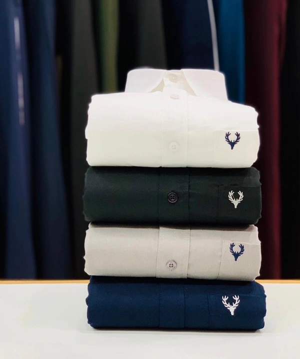 Allen Plain Shirts For Men - 4 Pc Combo Stylish & Comfortable - M-38
