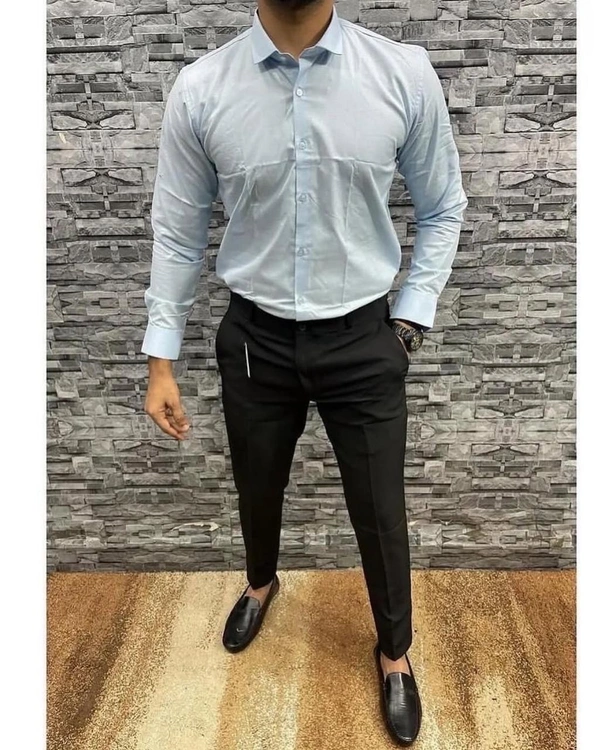 Formal Plain Shirt Pant Combo – Timeless Style And Comfort - L-40, 32