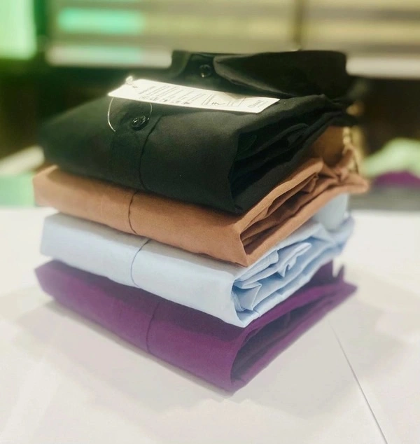 Plain Shirts For Men - 4 Pc Combo Stylish & Comfortable - 42