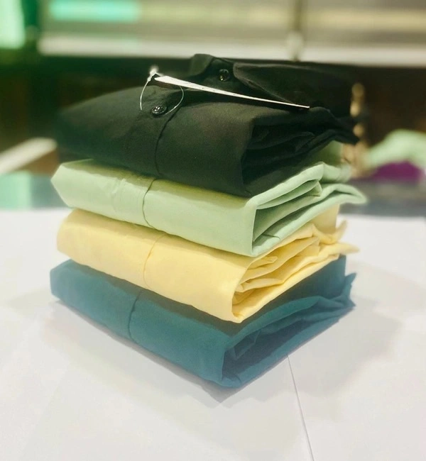 Plain Shirts For Men - 4 Pc Combo Stylish & Comfortable - S-36