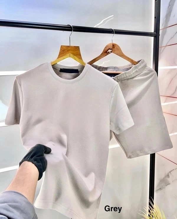 Premium Quality 100% Pure Cotton Co-Ord Set – Stylish NIKER T-Shirt With Comfort Fit - 42