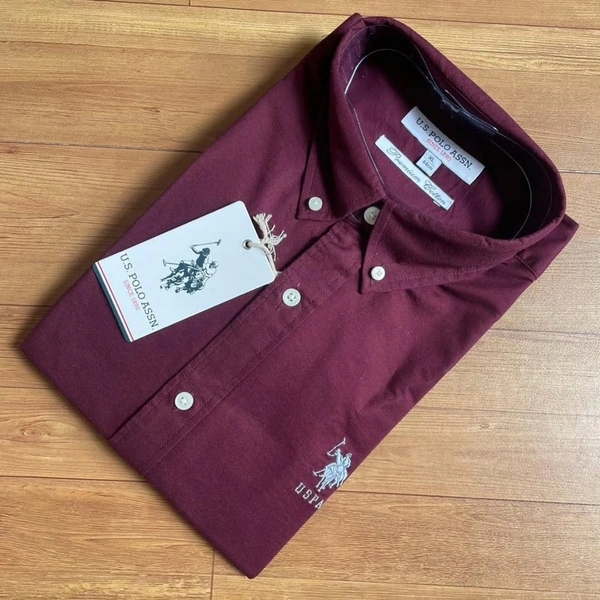 Combo of 2 Premium Cotton Formal Shirts – Sky Light Blue & Wine |Regular Fit - XL-42