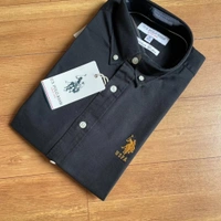 Combo of 2 Premium Cotton Formal Shirts – Black & Wine |Regular Fit - XL-42