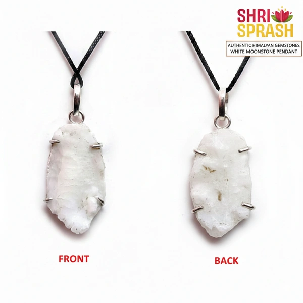 Natural White Shukra Mani Pendant Locket For Men & Women