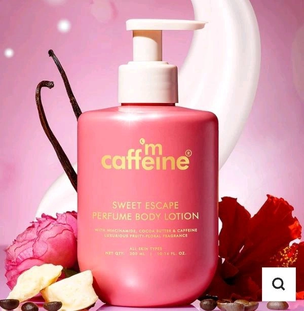 M Caffeine Brightening Perfume Body Lotion 