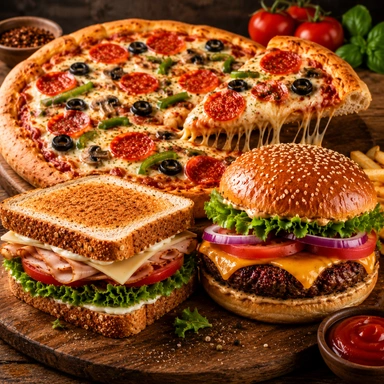 Pizza, Burger Etc