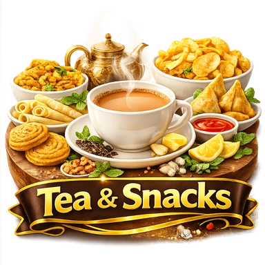 Tea, Snacks & Biscuits