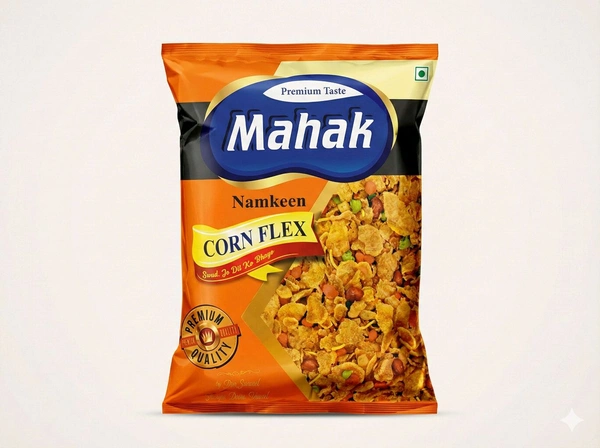 Mahak Corn Flakes Namkeen  - 500 gram