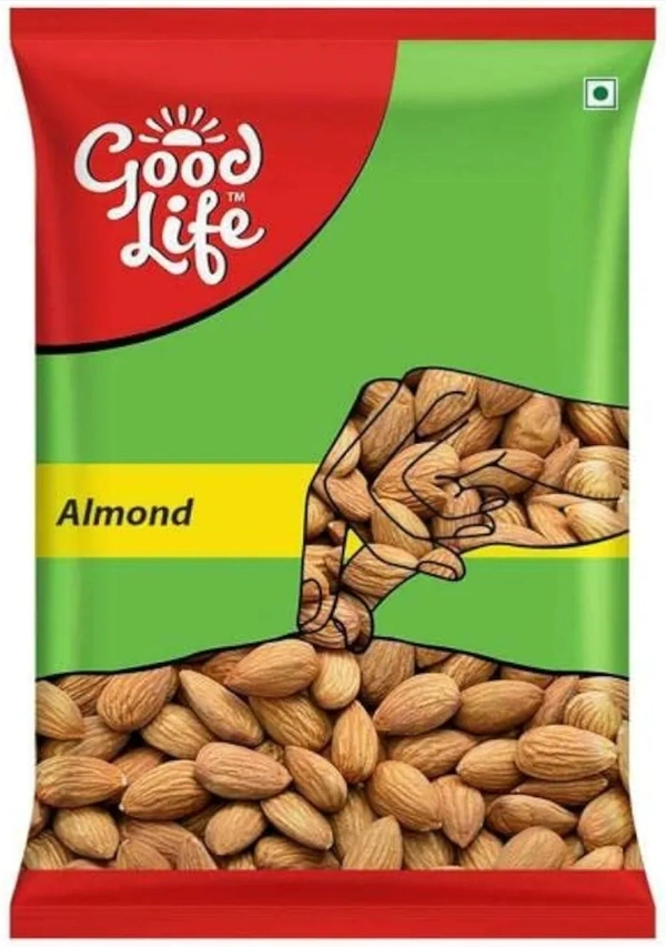 Good Life Almonds 1Kg.| California Nuts| 100% Organic - 500 Gm