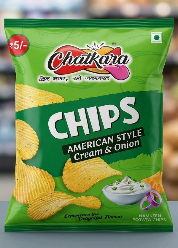 Cream An Onion Chips 