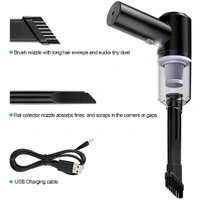 2 in 1 Wireless Vacuum Cleaner – 120W Handheld USB Rechargeable for Home & Car