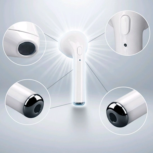 i7 Single Wireless Invisible Headphones Bluetooth Headset