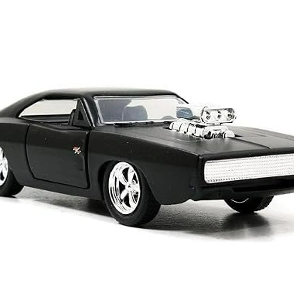 3D Car Frame Wall Art, Charger Wooden Display Frame with Removable Die-cast Cars, LED Lights, Pull-Back Action & Opening Doors –Car Lovers, Kids