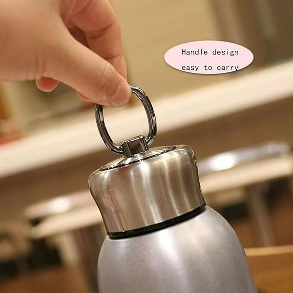 Mini Insulated Water Bottles,Stainless Steel Water Bottle - Silver