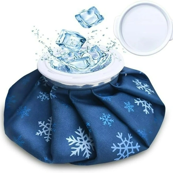 Hot & Cold Water Bag – 9 Inch Ice Pack for Pain Relief (Random Colour)