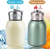 Mini Insulated Water Bottles,Stainless Steel Water Bottle - White