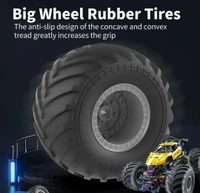 High-Speed RC Monster Truck, 2.4GHz Remote Control Car with Metal Body, All-Terrain Tires, Drift Capability, Rechargeable Off-Road Racing Vehicle for Kids & Adults - Yellow
