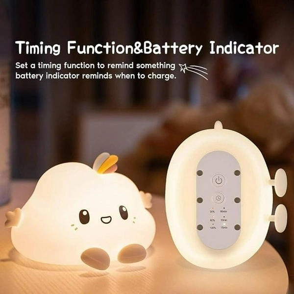 Cloud Rechargeable Silicone Night Lamp – LED Kids Night Light