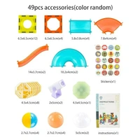 Light Magnetic Tiles- Building Blocks for Kids 3D STEAM Educational Toys, Magnetic Marble Run/Toys for Kids Age 3 +Year Old Boys Girls Creative Gift (49 Pcs Magnetic Tiles)
