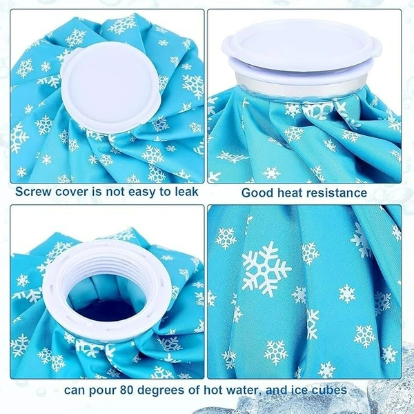 Hot & Cold Water Bag – 9 Inch Ice Pack for Pain Relief (Random Colour)