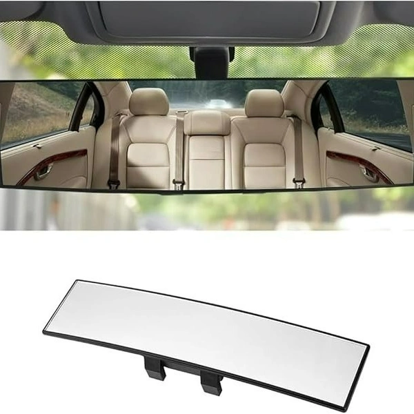 Car Rear View Mirror – Wide Angle Interior Panorama Safety Mirror (1 Pc)