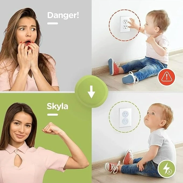 Waterproof Silicone Wall Switch Protective Cover Covered with Silicone Safety Socket Protector