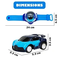 Wrist Watch Remote Control Mini Car Toy for Kids – Rechargeable 2 Function RC Car with USB Charging Cable