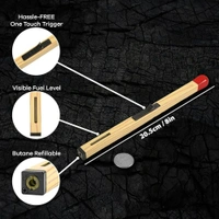 Match Stick Shaped Butane Lighter, Multipurpose Inflatable Long Handle Gas Burner, Gas Lighter for Kitchens, Smoking, Candles and Outdoor Use (Pack of 1) (Lighter