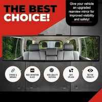 Car Rear View Mirror – Wide Angle Interior Panorama Safety Mirror (1 Pc)
