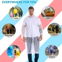 Waterproof Unisex Rain Coat Hooded Full Sleeves Outdoor Men, Women, Boys & Girls Rainwear Poncho Raincoat for Camping, Hiking & Travelling (Universal Size,1 Pc Random)