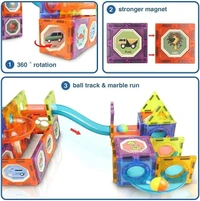 Light Magnetic Tiles- Building Blocks for Kids 3D STEAM Educational Toys, Magnetic Marble Run/Toys for Kids Age 3 +Year Old Boys Girls Creative Gift (49 Pcs Magnetic Tiles)