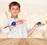 Wrist Watch Remote Control Mini Car Toy for Kids – Rechargeable 2 Function RC Car with USB Charging Cable