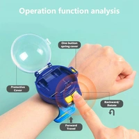 Wrist Watch Remote Control Mini Car Toy for Kids – Rechargeable 2 Function RC Car with USB Charging Cable