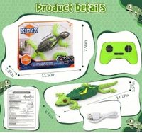 Wall Climbing Gecko, Wall Crawler Robot Gecko, Remote Control Toys for Kids, Rechargeable Remote Control Lizard
