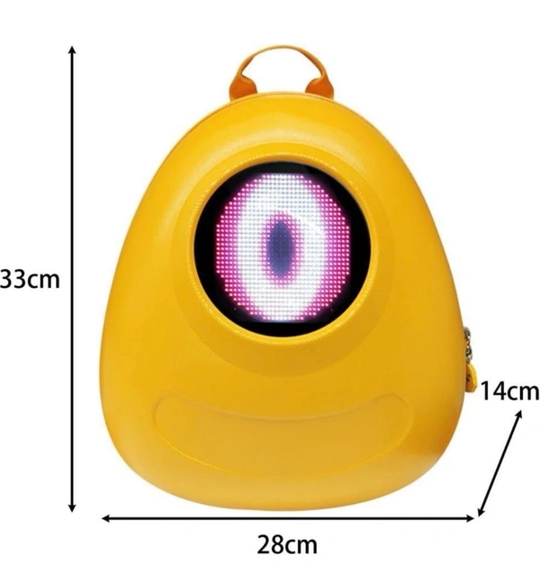 Multifunctional Lightweight Backpack for Children & Teens | Bright Color School Bag for Books, Tablets & Daily Use (Yellow)