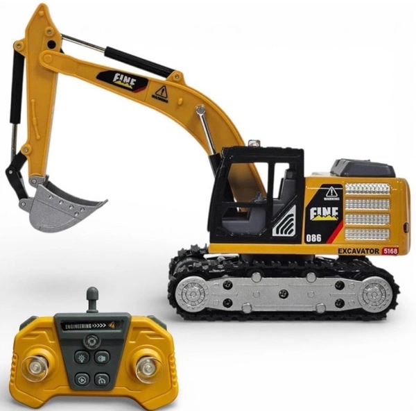 Mini RC Construction Series – Pocket Dump Truck,Excavator & Forklift Set, 1/64 Mini RC Construction Crane Forklift Trucks with Transformable Lift Fork & Hook,Lights,Sounds