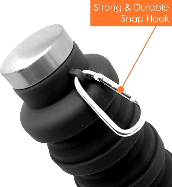 Collapsible Water Bottle - Black