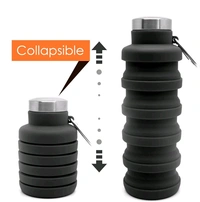 Collapsible Water Bottle - Black