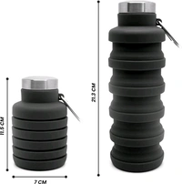 Collapsible Water Bottle - Black
