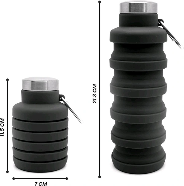 Collapsible Water Bottle - Black