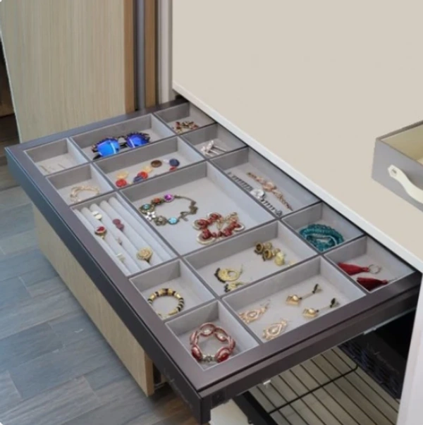 DECORATIVE SHELF (GREY) - AJWAG-0160, 600MM