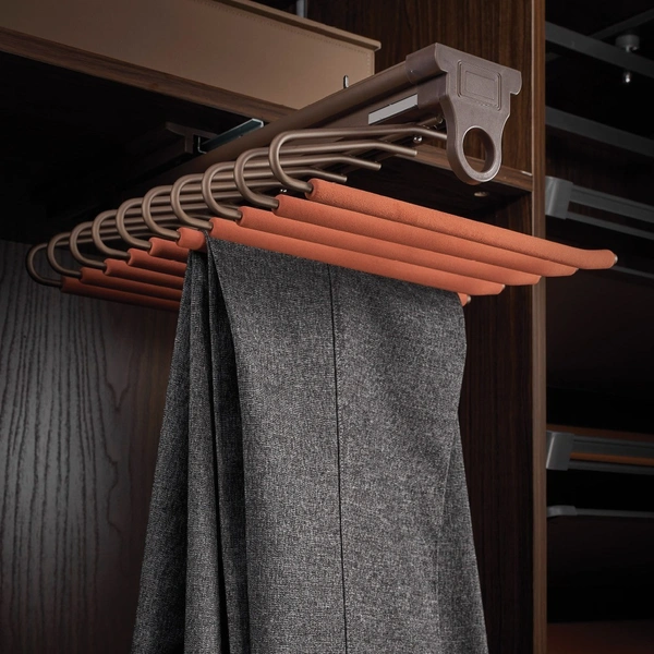 SINGLE LINE CLOTH HANGER (MOCHA) - AJWAG-40, 340X455X140