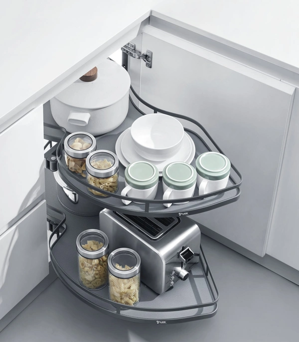 SWING CORNER GREY WITH MATT (LEFT & RIGHT) - 900MM, GREY WITH MATT, AJ164 L/R