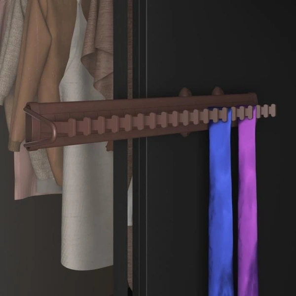 TIE RACK (MOCHA) - AJWAM-70, 83X450X102