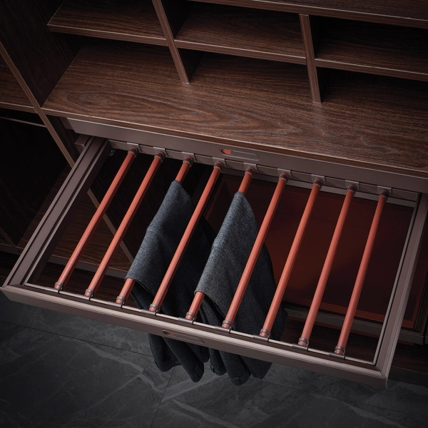 TROUSER & SAREE RACK (MOCHA) - AJWAM-3060, 600MM